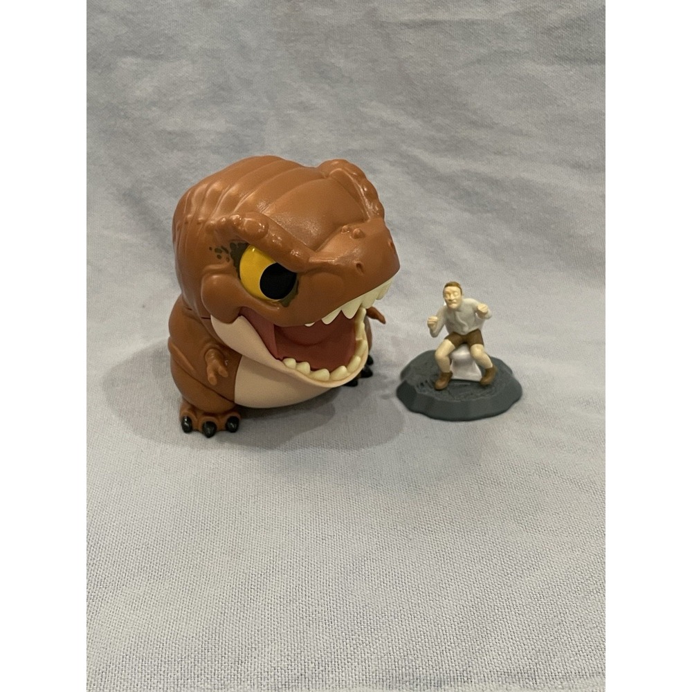 Mattel - Jurassic World - Bite Club - Tyrannosaurus Rex & Man on Toilet Toys
